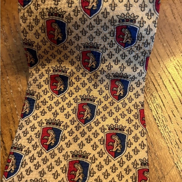 Oscar de la Renta 100% Silk Elegant Patterned Men's Tie EUC!! - Picture 3 of 8